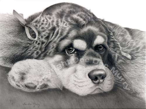 Cocker Spaniel Dog Art